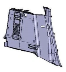 Left Side Trunk Trim Panel K0 RG3 L2