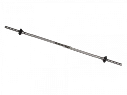 Chrome Barbell for Weightlifting, 1250mm Length, 25mm Thread, MB-BarM25-1250B