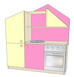 Kitchen Play Furniture Set, Model IGK