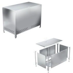 Stainless Steel Chest Freezer LO-P with Ventilation Holes