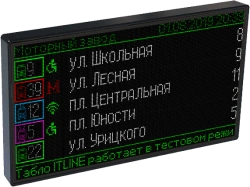Electronic Display ITLINE™ "TO-P5-192x96" for Public Transport