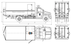 Emergency Rescue Vehicle ASM 5759AK-3 without Crane on GAZ Chassis C41RB3, C41RC3, C41R13, C41R33, C42R33, C41R16, C4