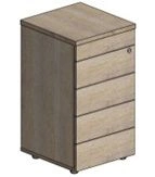 Side Cabinet with 5 Drawers, Model KS.Tp-7.10