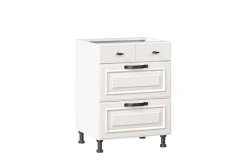 Kitchen Base Cabinet Facade Set 600 with 3 Drawers - Marina LD.273190.000