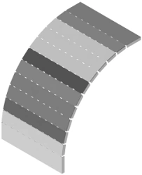 Corner Cover for Hinged Cable Trays KLZ 000 ZL