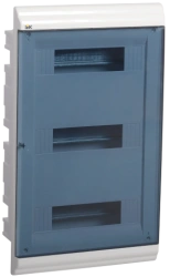 KREPTA 3 Modular Plastic Wall-Mounted Electrical Distribution Enclosure