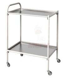 Mobile Stainless Steel Procedure Table with Two Shelves SPp-01-MSK(501M)