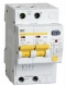 Differential Circuit Breaker AD12M 2P V25 30mA IEK