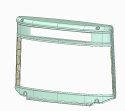 Front Window Frame with Reinforcements for LiAZ 5292 (529222-5301510)