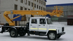 APT-18.02 Hydraulic Lift on GAZ-C42R33, GAZ-C42R36 Chassis
