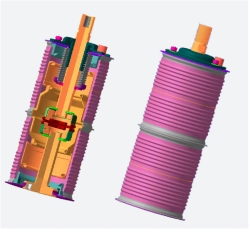 Vacuum Arc Extinguishing Chamber KDV5-35-25/1600 UHL2.1