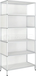 Semi-Round Aluminum Frame Shelving Unit SL-3KN