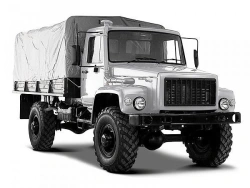 All-Terrain 2-Axle Cargo Vehicle Mod 33088 with Euro-3 Diesel Engine