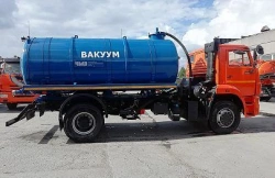 Vacuum Tanker for Sewage Cleaning and Liquid Transport (AV) 7074K6-50 on Kamaz 53605-A5 Chassis
