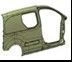 Right Side Panel with Window for Vehicles, Art. No. 9681318380/9681318381/9681318382