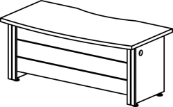 Executive Writing Desk Model 10 101 Series "Belfast