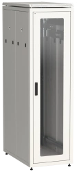 LINEA N 47U 19" Network Cabinet with Glass Door, 600x1000 mm, Grey