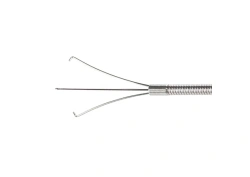 Three-Pronged Clamp with L-Shaped Grip for Flexible Endoscopes, Ø 2.0 mm, Length 1900 mm