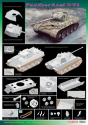 Panther Ausf.D V2 Tank Assembly Model