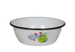 Enamelled Steel Bowl for Cold Dishes - 1.5L