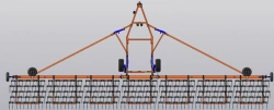 Hydraulic Tooth Harrow BZ-21 for Soil Preparation