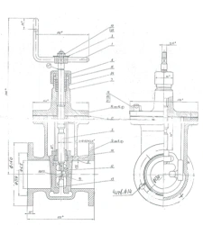 Gate Valve DN 65-300 mm PN 0.6-6.4 MPa (0.06-6.4 kg/cm²)