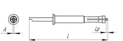 Small Hexagon Screwdriver with Chuck (Length: 80-120mm; Size: 1.2-3.5mm)