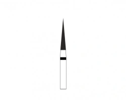 Dental Burs with Diamond Heads "RosBel" Type 3 Cylindrical with Conical or Spherical Tip