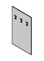 Wooden Hanger Panel for Bedroom - Contemp Furniture Set