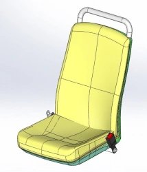 Comfortable Passenger Seat for Urban Transport SPG-20.020.000 GCh