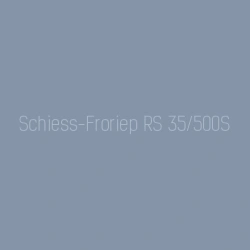Upgrade of Schiess-Froriep RS 35/500S Gear Hobbing Machine