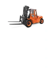Heavy-Duty Forklift GEKA D60 with Hydromechanical Transmission and MMZ D-245 Engine