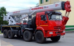 Truck Crane KС-55733 Modification 6929B8-2 with Cabin KС-55732M1.92.00.000 or KС-65717M5.92.00.000