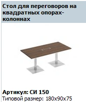 CITY Conference Table Top, Art. SI 414