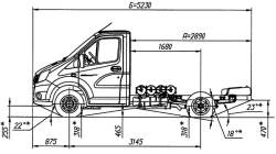GAZelle NEXT Chassis A21R26 Dual-Fuel Engine Euro-5 N1