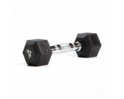Hexagonal Rubber Coated Dumbbell 2 kg