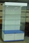 Display Showcase 800x400x2000 mm with 16 mm Particle Board and Glass