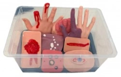 Set of 8 Production Injury and Burn Simulators NMR8