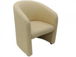 Customizable Prague Armchair with Wooden Frame