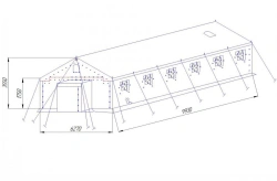 Sanitary-Technical Tent USB-56(O) for Personnel Accommodation
