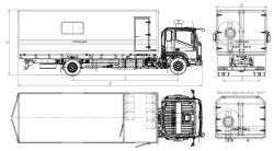 Diesel Truck Model 4795ZN on KAMAZ Chassis 43082-H5, 43089-F5