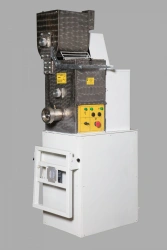 Dual Hopper Pasta Press for Continuous Dough Mixing and Shaping - PMI02