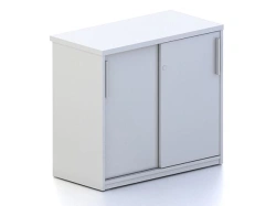 Storage Cabinet with Sliding Doors Orgspace
