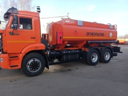 Fuel Tanker Truck AC-12, Model TK364010 (Modification 4693B7) on KAMAZ Chassis