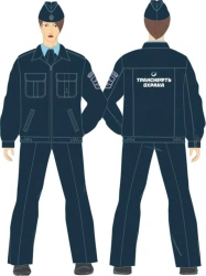 Women's Office Uniform Suit (Jacket & Pants) for Transneft Security, Product Code KF