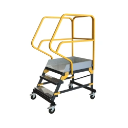 Mobile Aluminum Ladder with Platform 1AL1