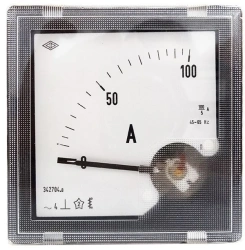Microamperometer, Milliammeter, Ammeter, and Voltmeter Panel - Model E42704.8