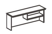 Stylish Plus Series Shelves