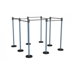Four-Sided Pull-Up Bar for Fitness Development