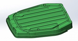 Roof Screen for Tractor Cabin - PD 2375.67.03.004-02